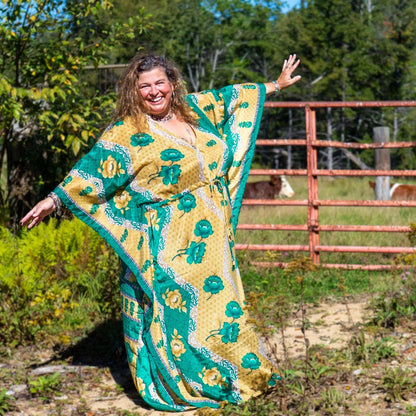 Aanya Adjustable Long Kaftan Dress - view 7