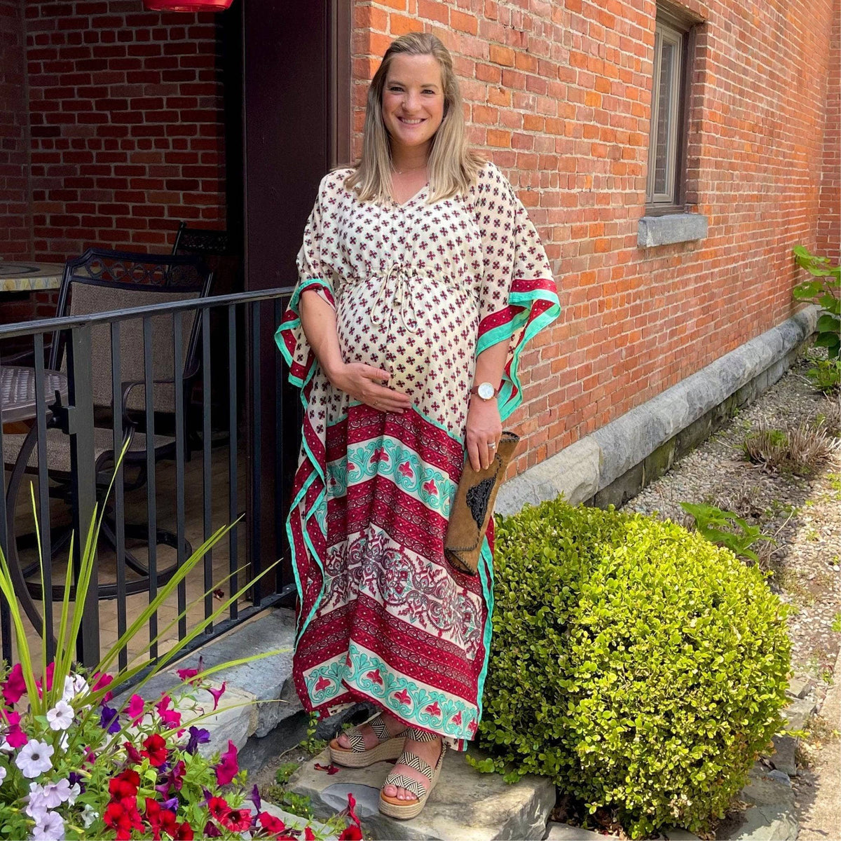 Aanya Adjustable Long Kaftan Dress - view 5