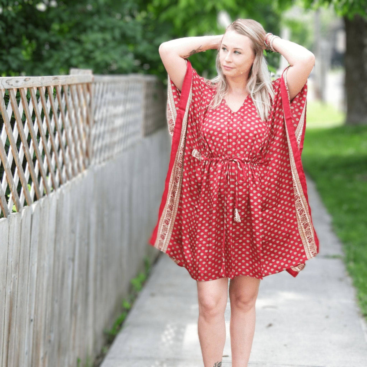 Aanya Adjustable Short Kaftan - view 6