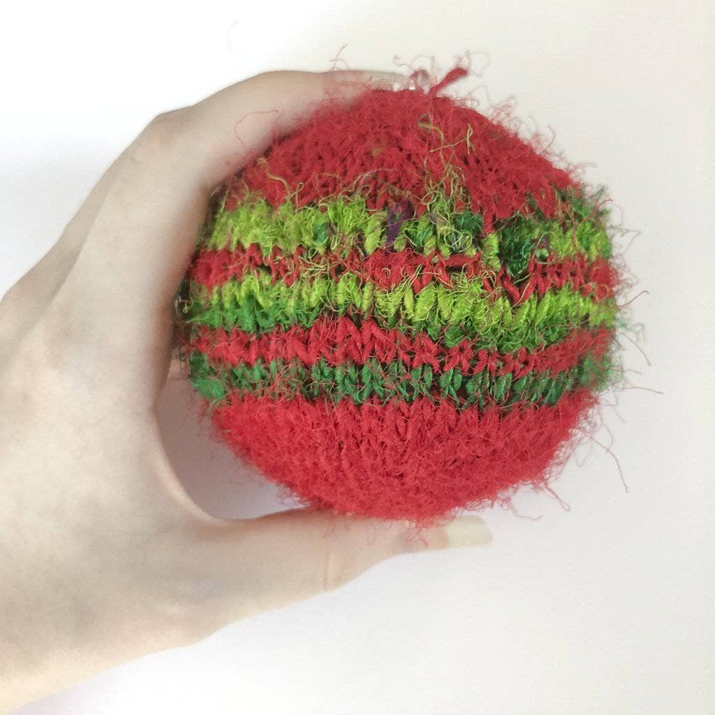 Striped Christmas Ornaments Knitting Kit - view 2
