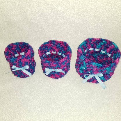 Abigail Basket Trio Crochet Pattern - view 2
