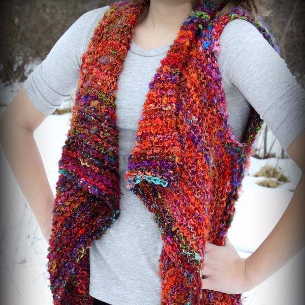 Adventure Cardi Banana Fiber Yarn Knit Kit - view 2