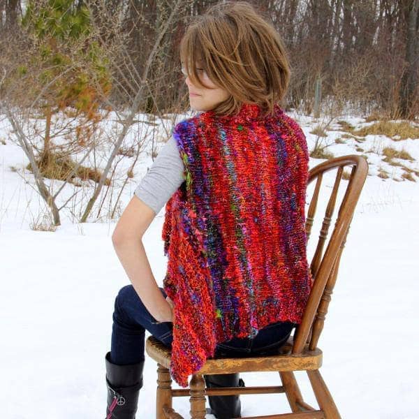 Adventure Cardi Knitted Vest Pattern - view 2