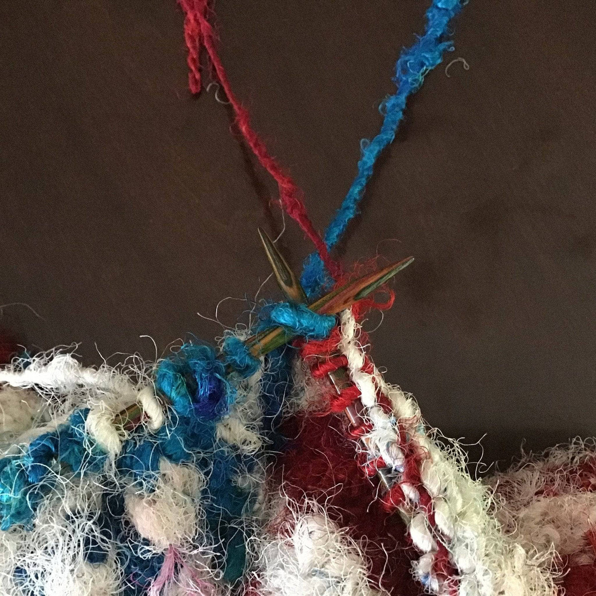 American Flag Wall Hanging Knitting Pattern - view 3