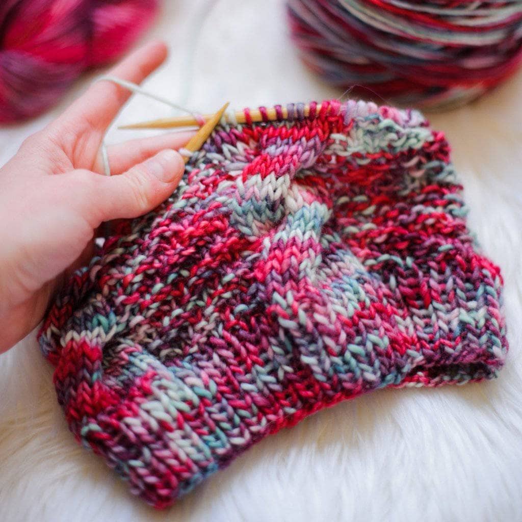 Ash Cave Beanie Knit Pattern - view 3
