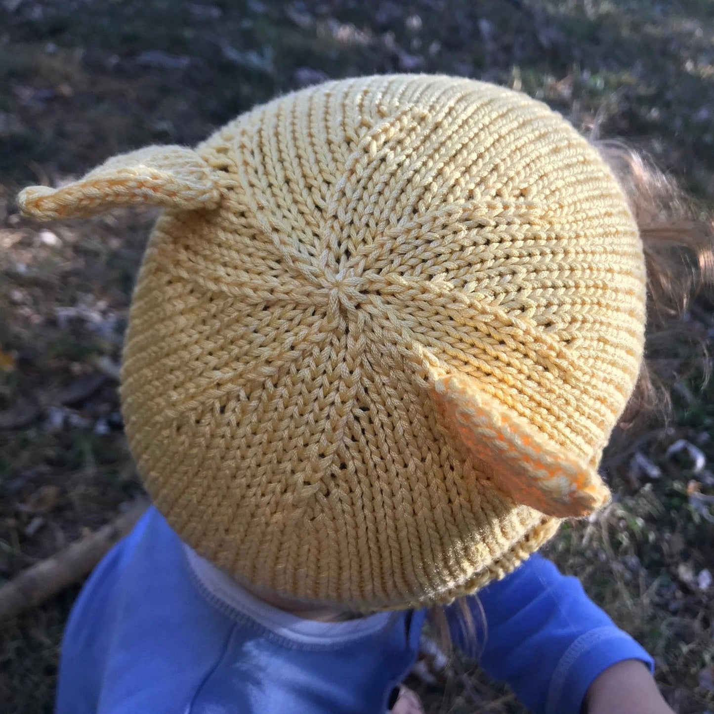 Baby Kitten Ears Knit or Crochet Beanie Kit - view 2
