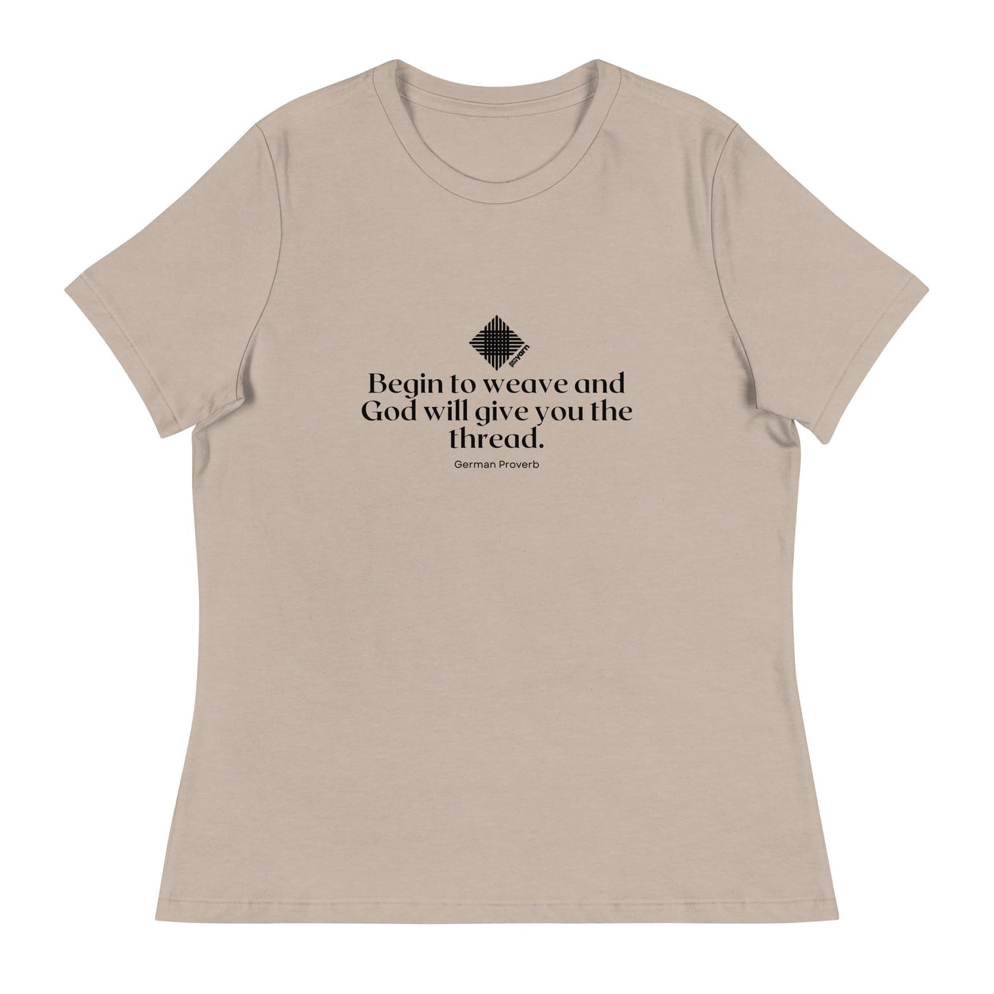 "Begin to Weave" Women's Relaxed Fit T-Shirt - view 6