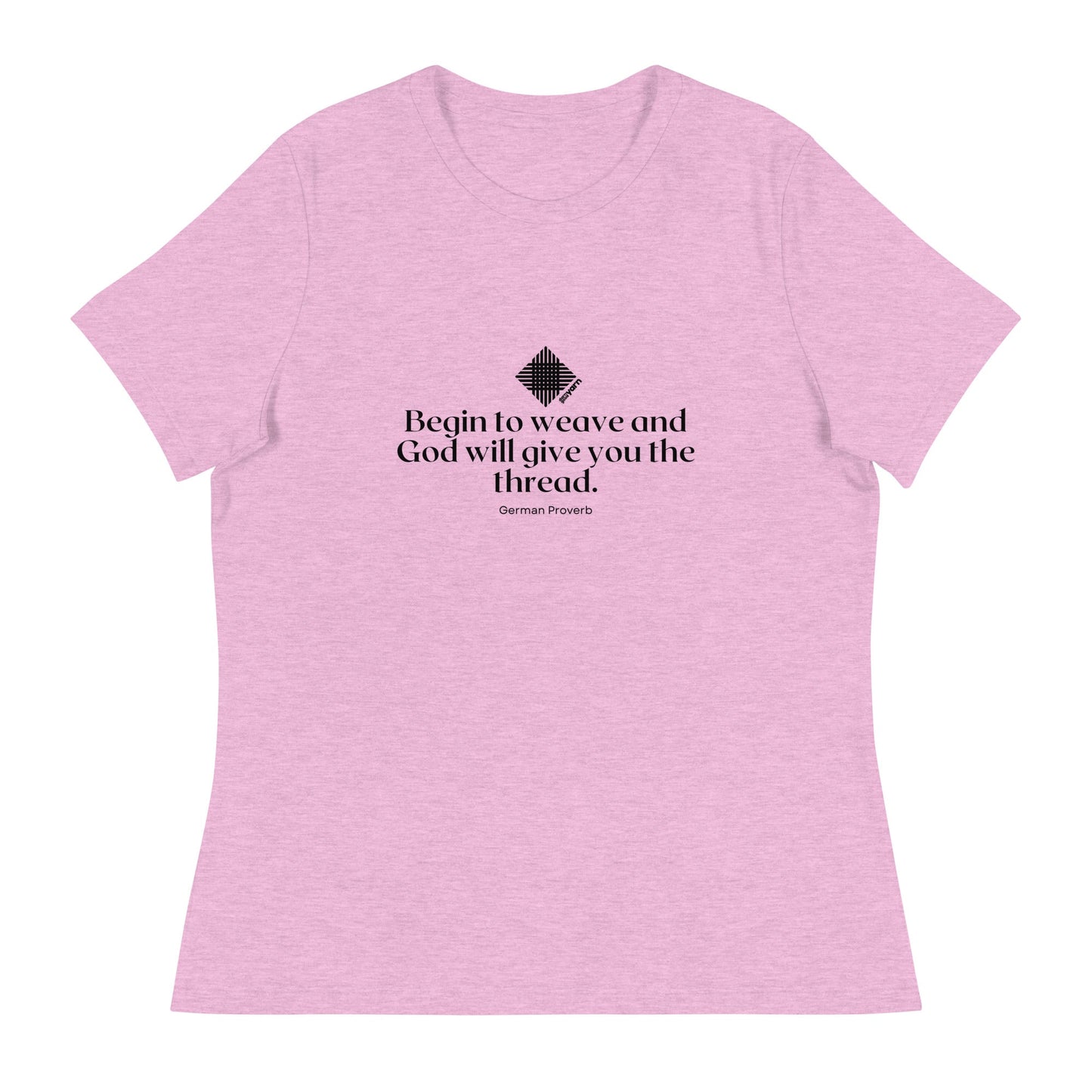 "Begin to Weave" Women's Relaxed Fit T-Shirt - view 7