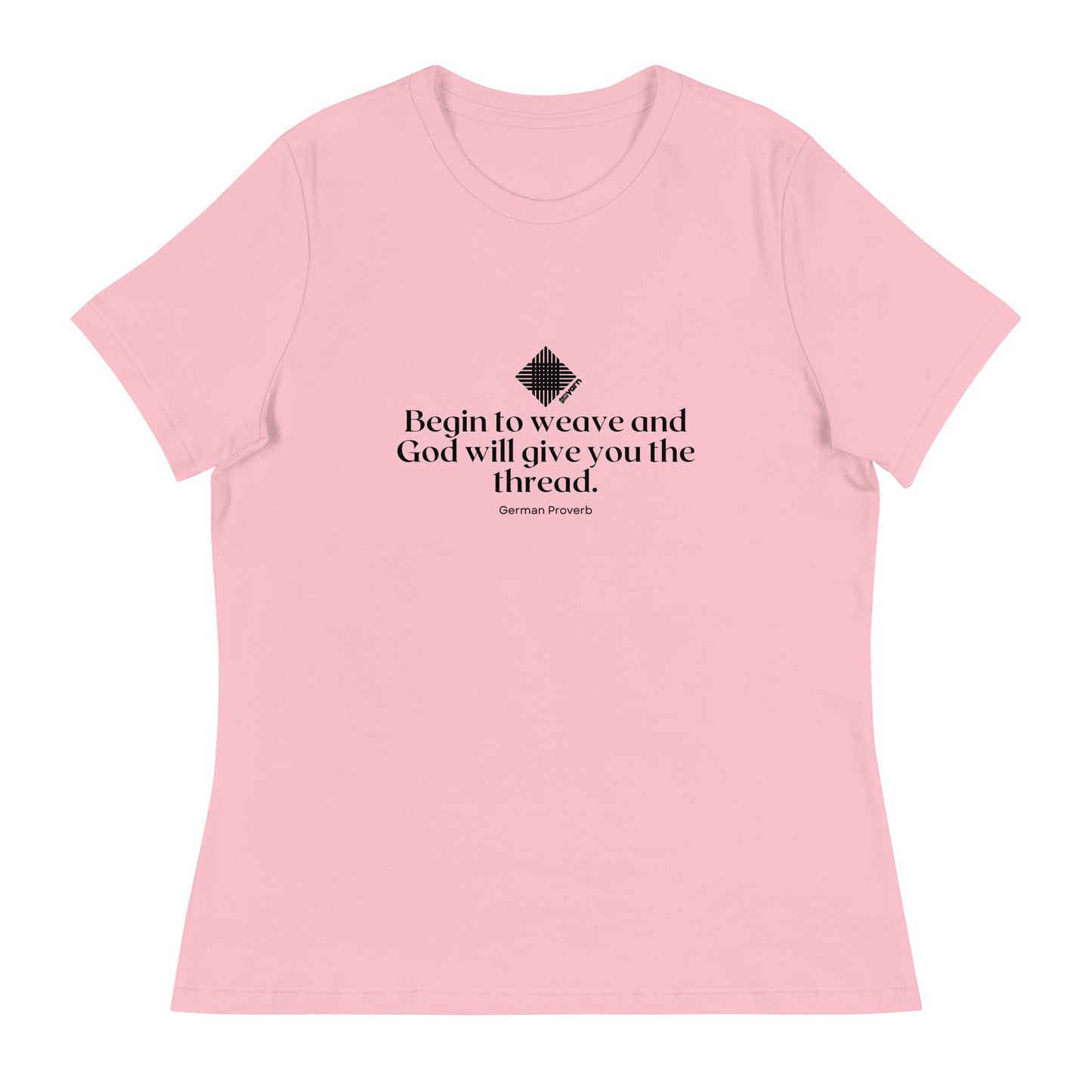 "Begin to Weave" Women's Relaxed Fit T-Shirt - view 8