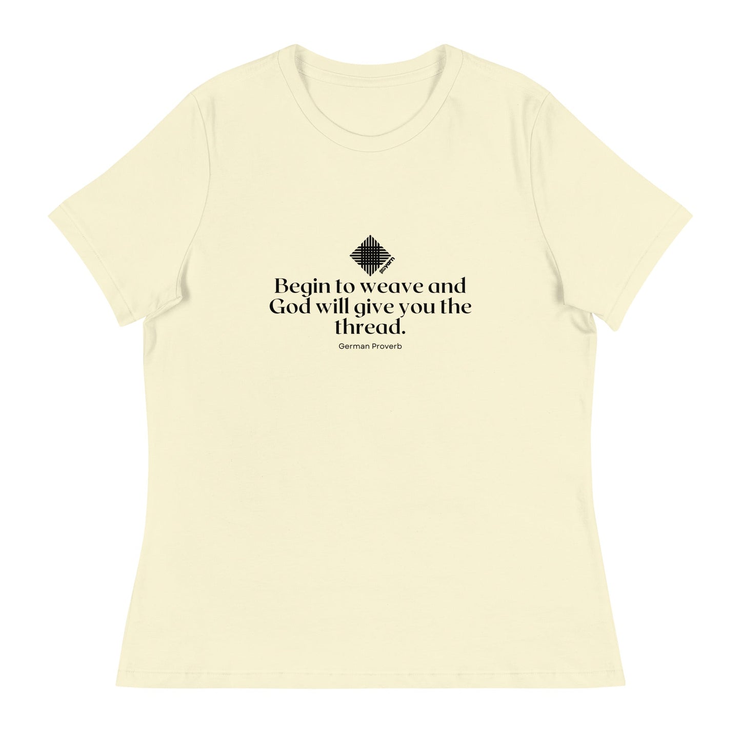 "Begin to Weave" Women's Relaxed Fit T-Shirt - view 10