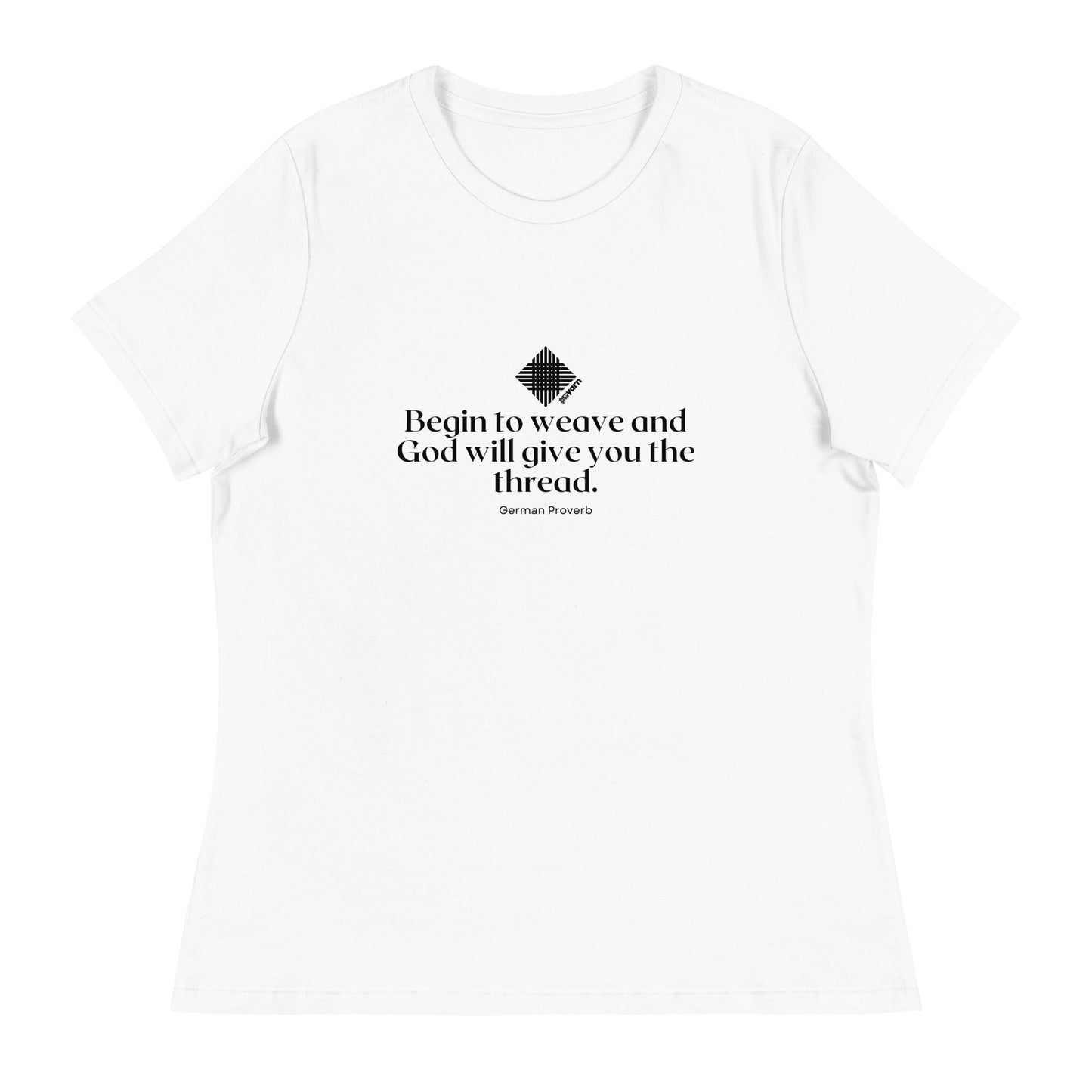 "Begin to Weave" Women's Relaxed Fit T-Shirt - view 11