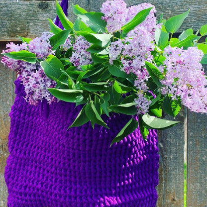 Beginner Friendly Knitted T-Shirt Bag Pattern