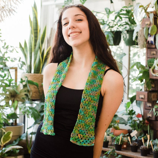 Beginner Scarf Knitting & Crochet Kit - view 2