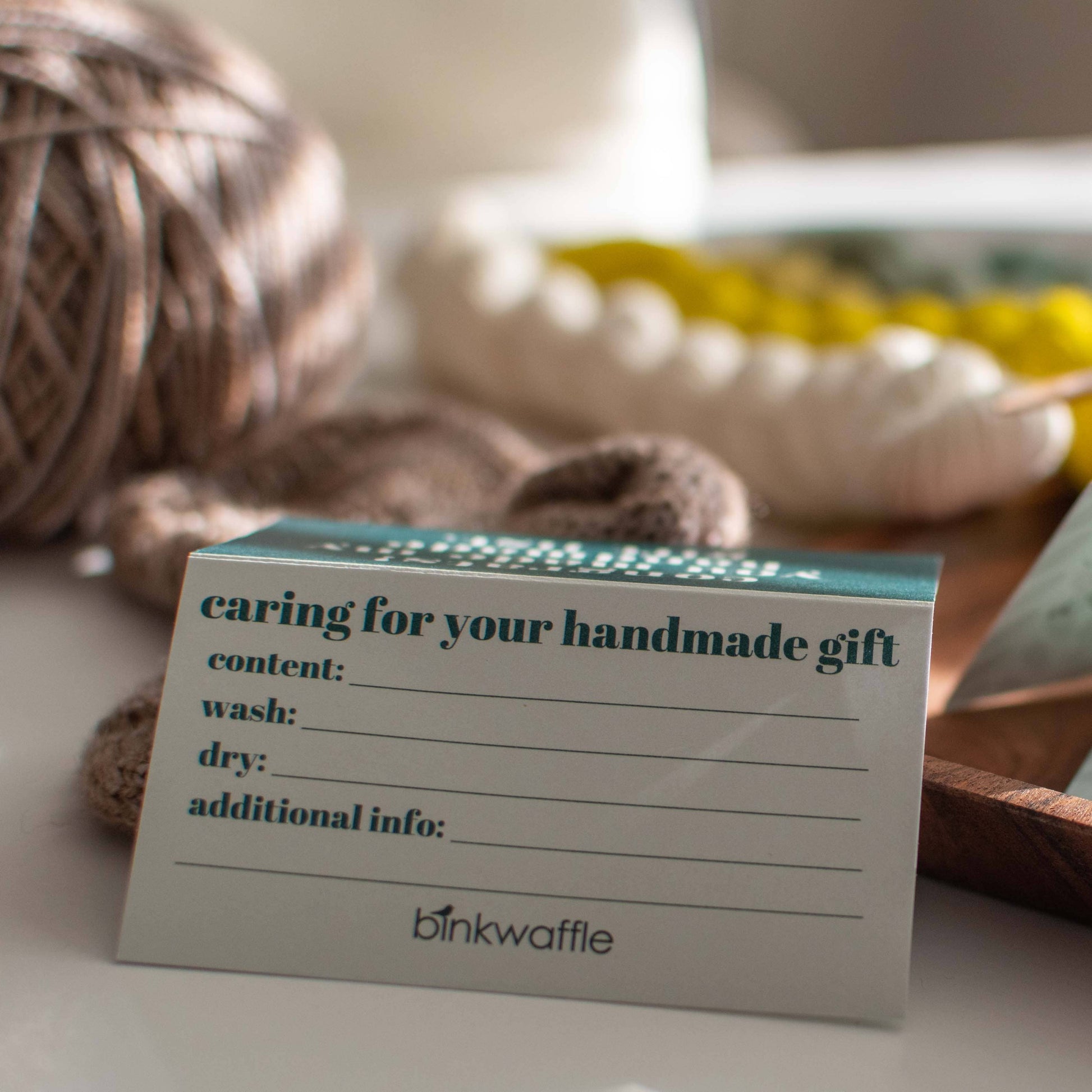 "At Least Pretend You Love It" Care Instruction Cards - view 4