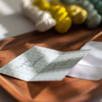 "Congrats! You Made My Gift List!" Care Instruction Cards - view 5