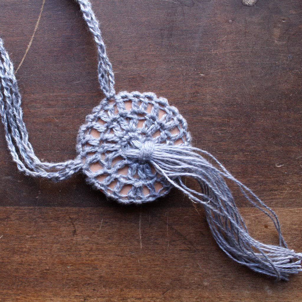 Boho Macrame Necklace Crochet Kit - view 3