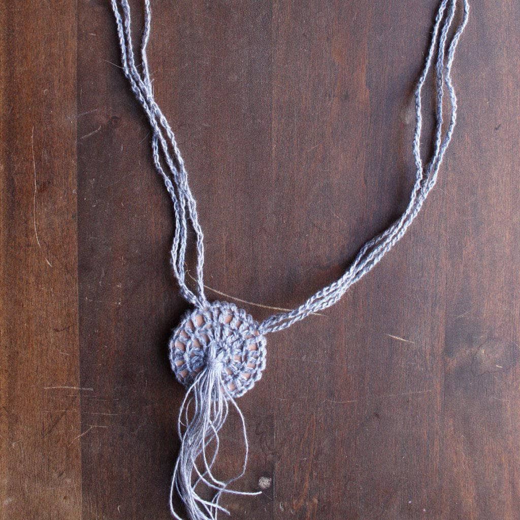 Boho Macrame Necklace Crochet Kit - view 2