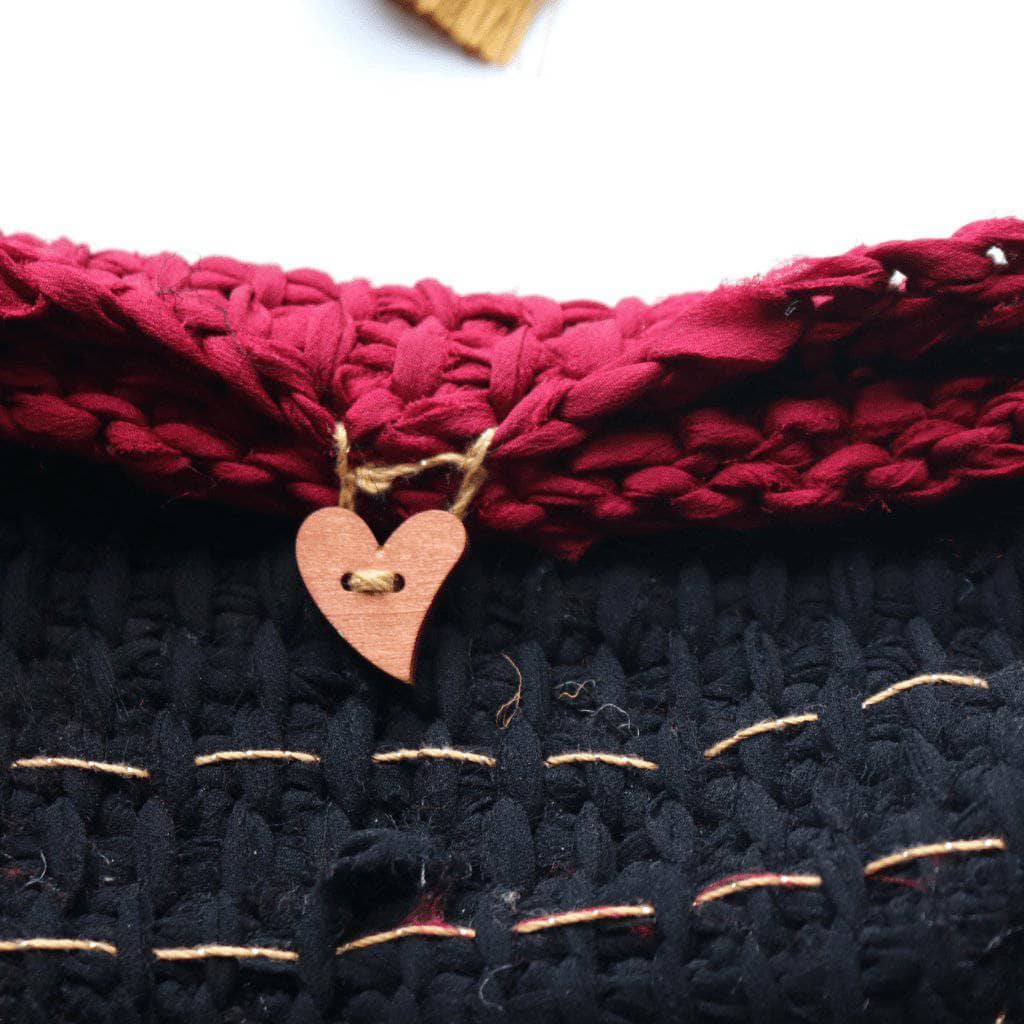 Boho Tunisian Clutch Crochet Pattern - view 2