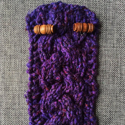 Braided Cable Mug Coozie Knit Kit - view 2