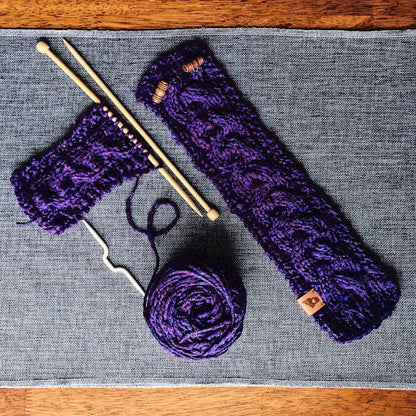 Braided Cable Mug Coozie Knit Kit - view 3