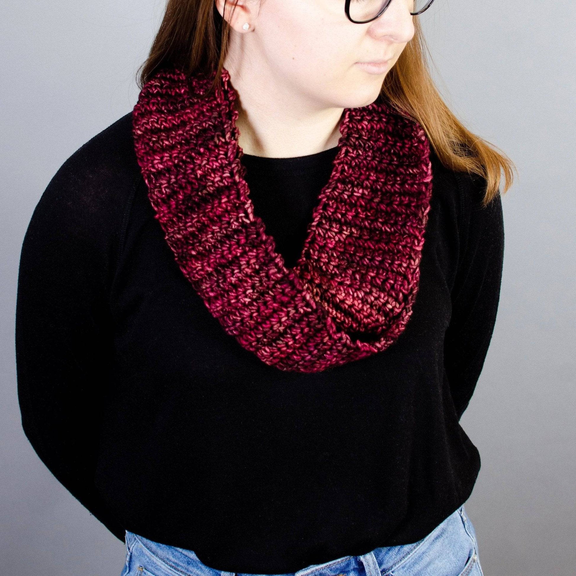 Burst My Bobble Infinity Scarf Crochet Pattern - view 4