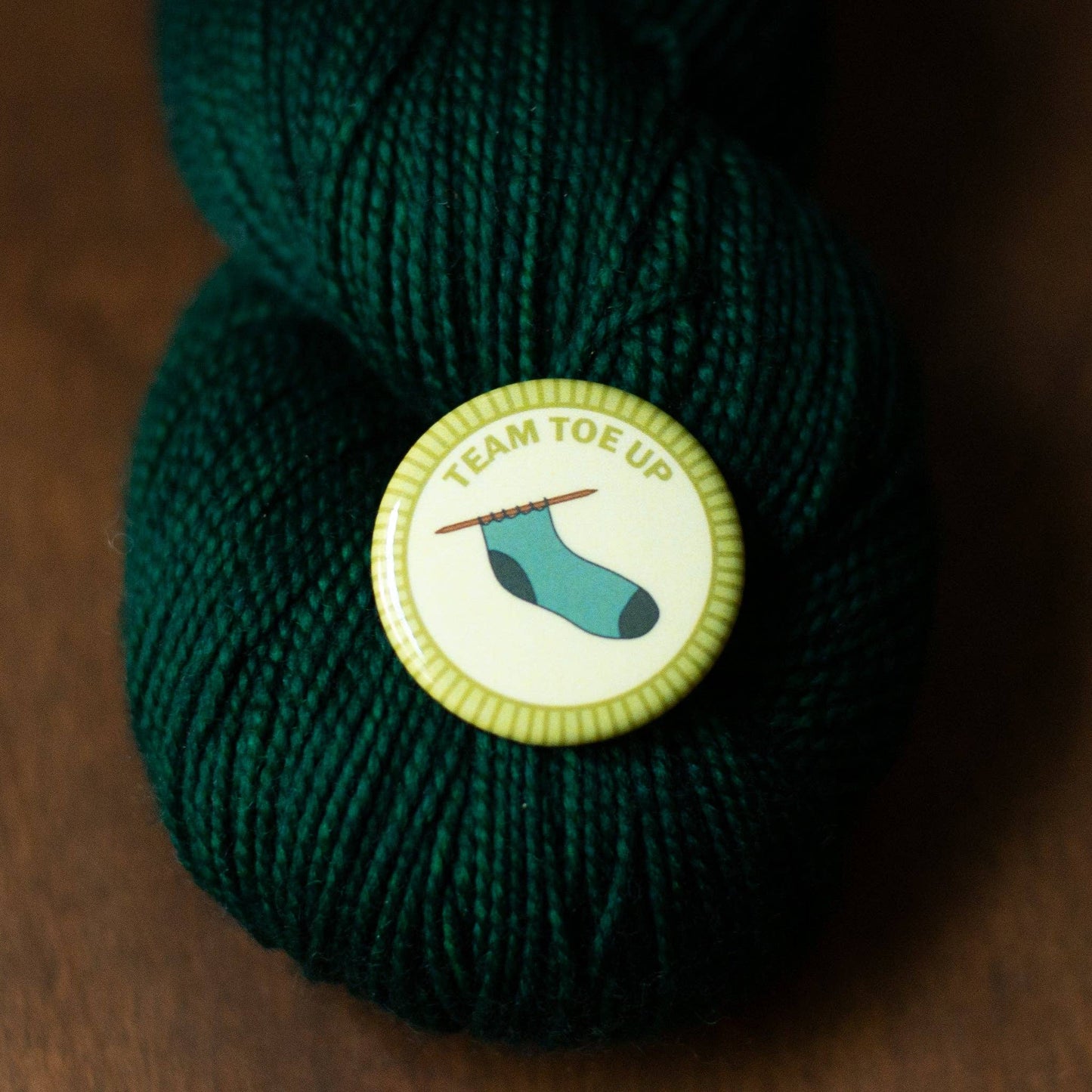 Team Toe Up Merit Badge Pin - view 3