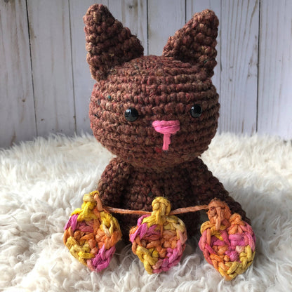 Amigurumi Crochet Cat Kit — Meet Maple the Fall Leaf Cat - view 2