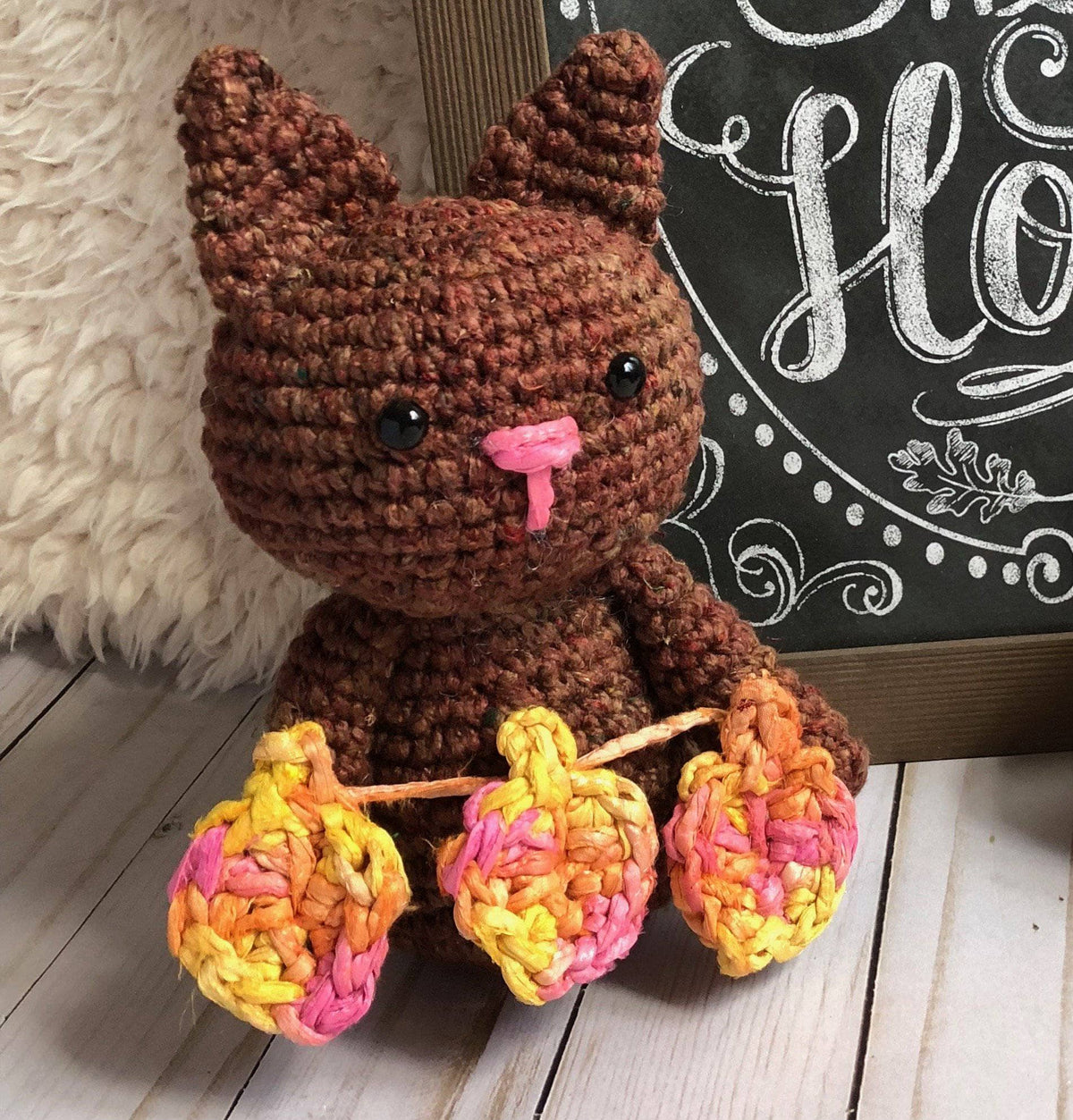 Amigurumi Crochet Cat Kit — Meet Maple the Fall Leaf Cat