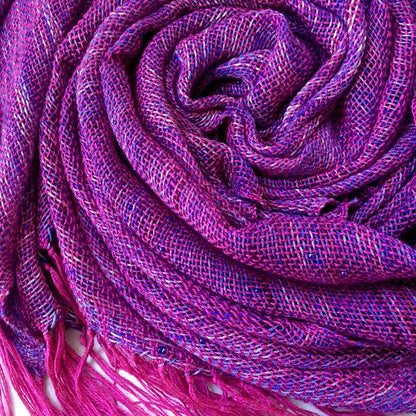 Celestial Silk Beaded Shawl Weaving Kit - view 6