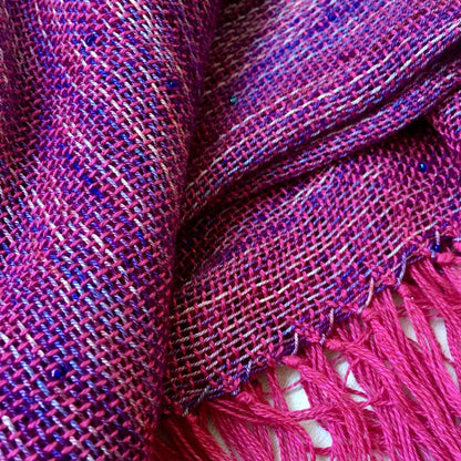 Celestial Silk Beaded Shawl Weaving Kit - view 3