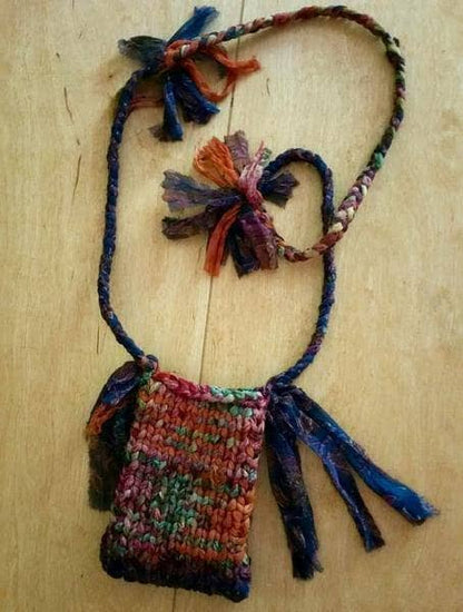 Cell Phone Crossbody Shoulder Bag Knitting Pattern - view 3