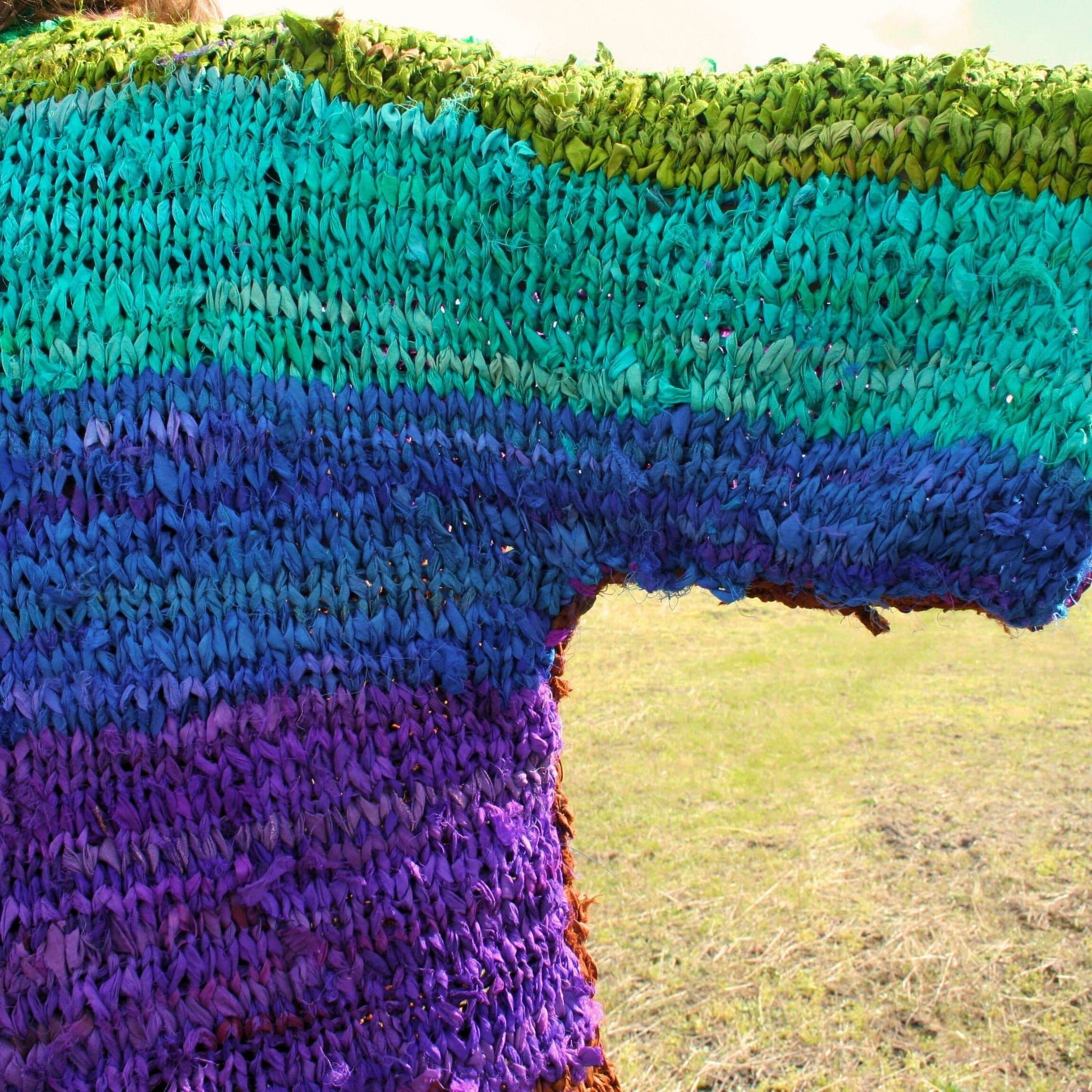 Chi Rainbow Ribbon Jacket Crochet Kit - view 3