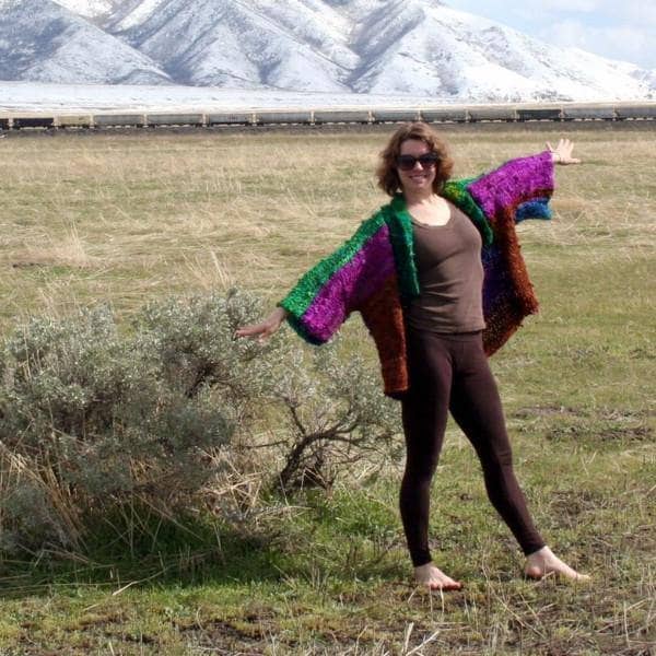 Chi Rainbow Ribbon Jacket Crochet Kit - view 5
