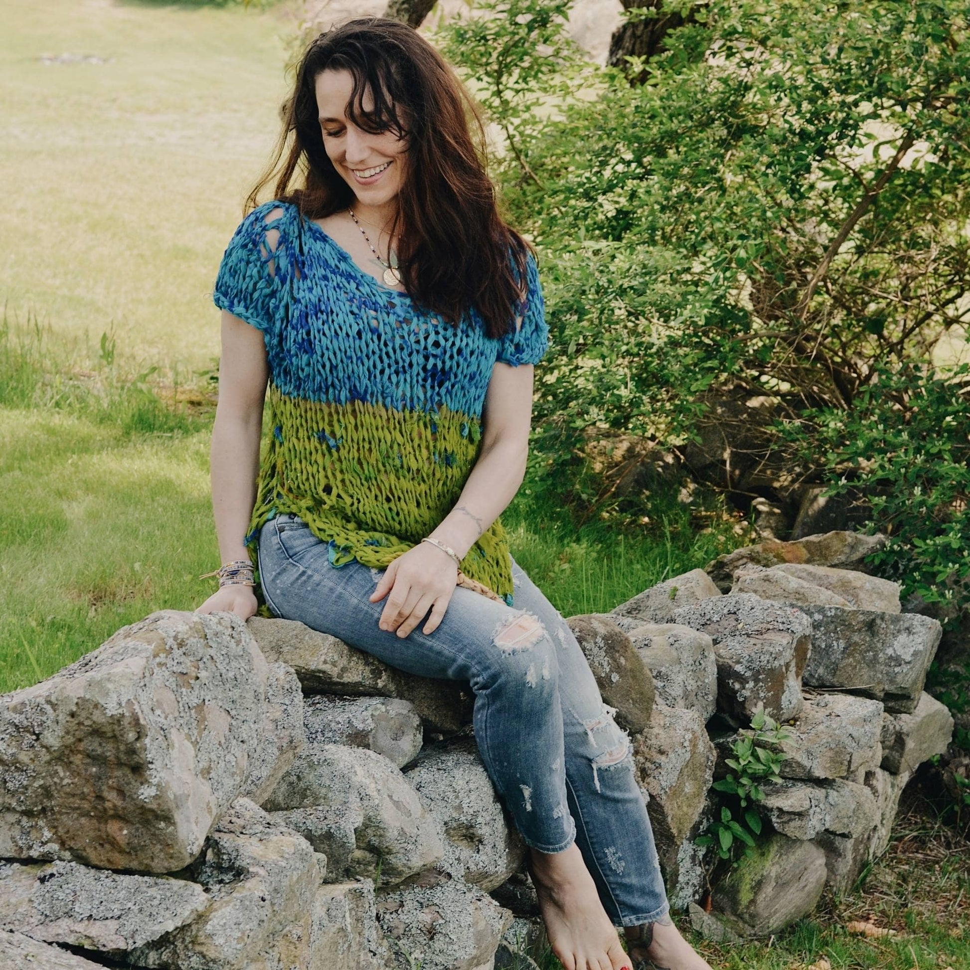 Chiffon Summer Layering Top Knit Kit - view 2