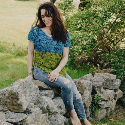 Chiffon Summer Layering Top Knit Pattern - view 2