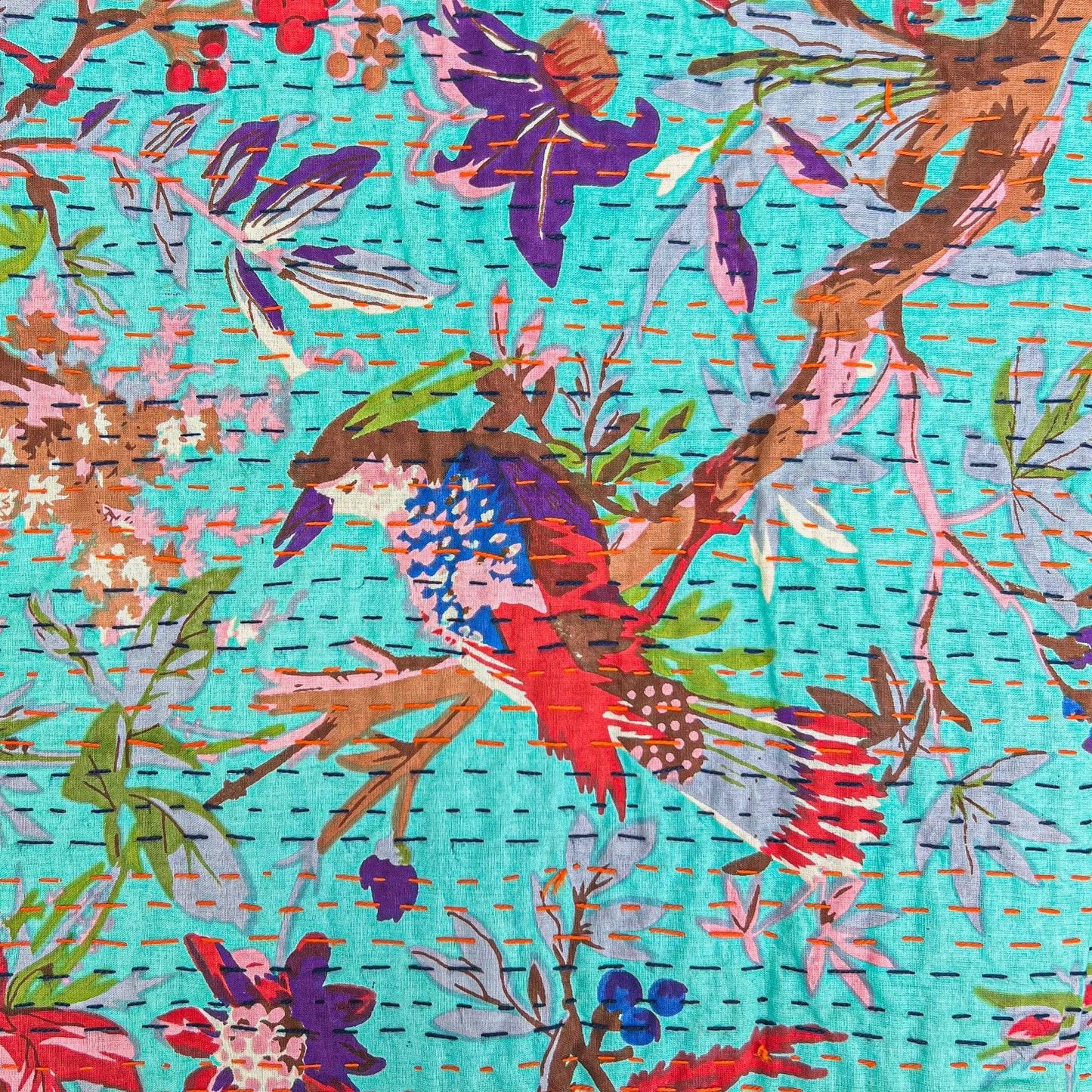 Handmade Kantha Quilt Blanket - view 12