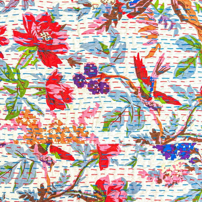 Handmade Kantha Quilt Blanket - view 14
