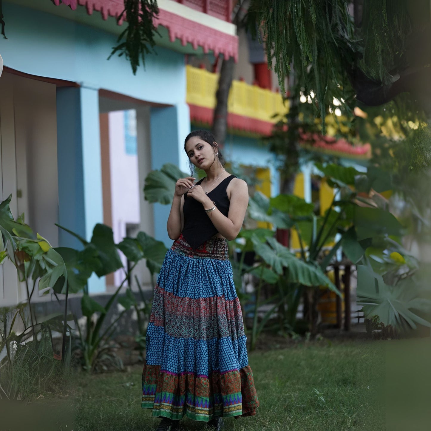 Limited Edition: Woodstock Dreams Fiesta Sunset Skirt - view 4