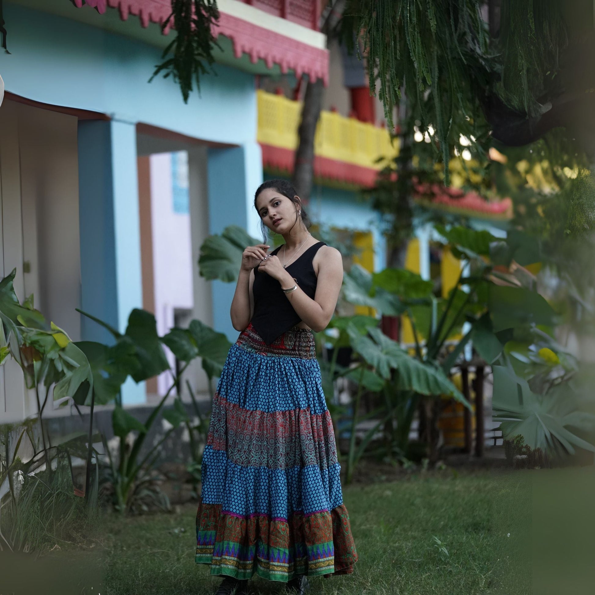 Limited Edition: Woodstock Dreams Fiesta Sunset Skirt - view 4