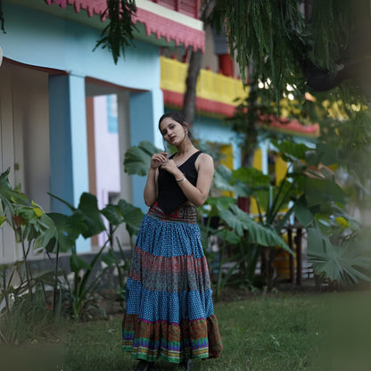 Limited Edition: Woodstock Dreams Fiesta Sunset Skirt - view 4