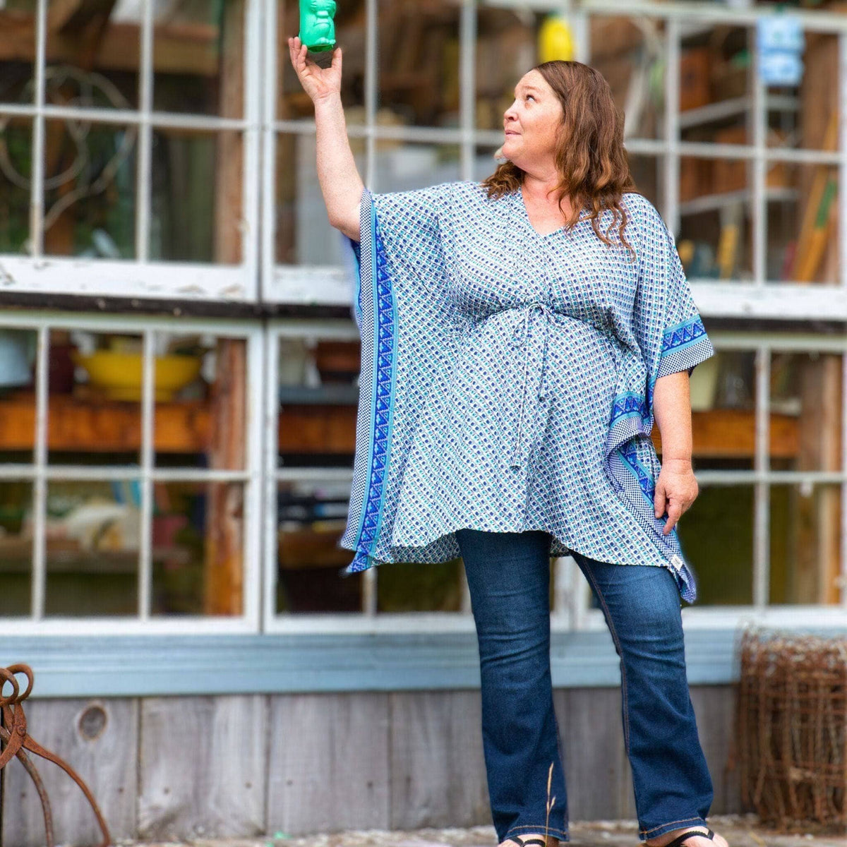Aanya Adjustable Short Kaftan - view 19