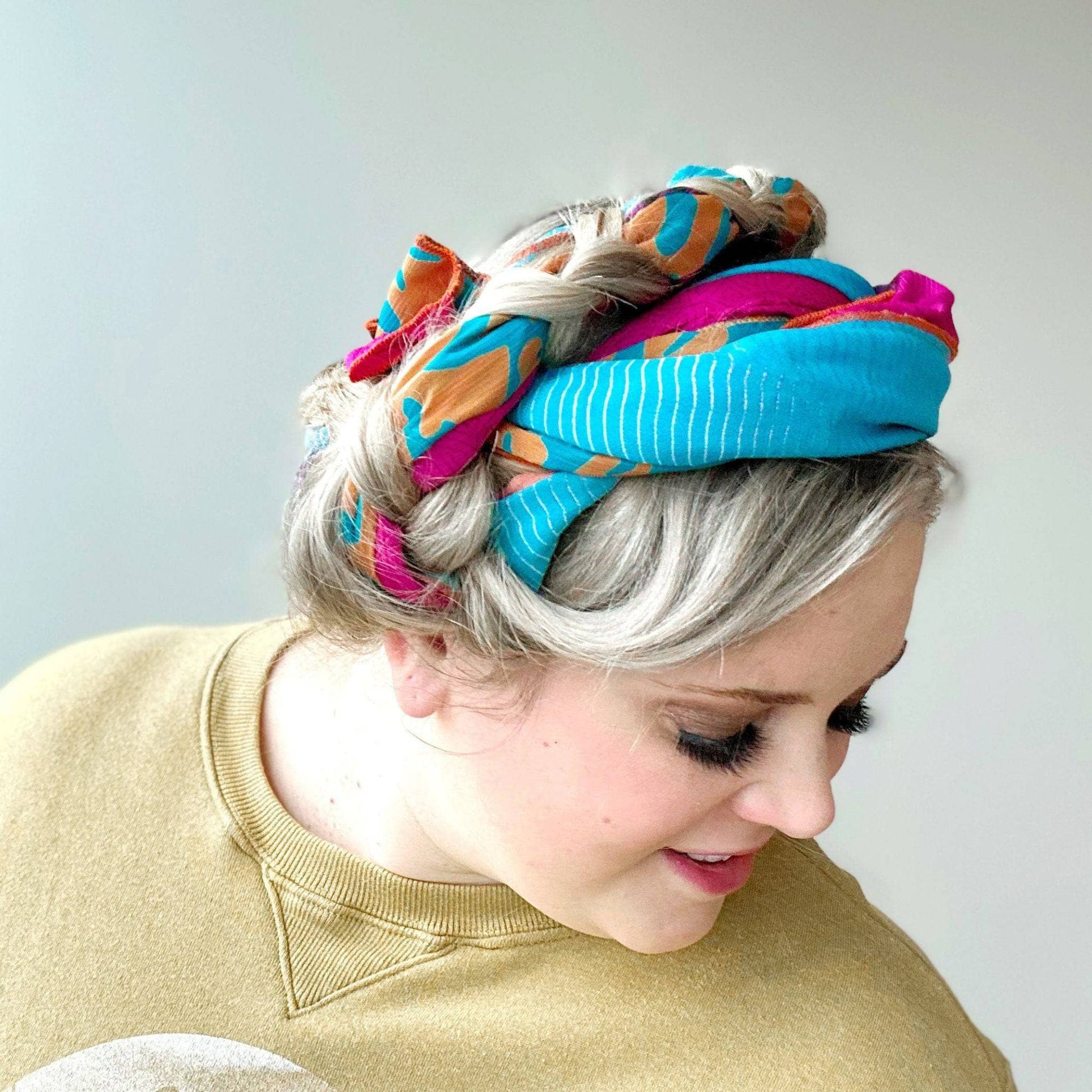 The Original Medley Scarf – Made from Recycled Sari Silk - view 12