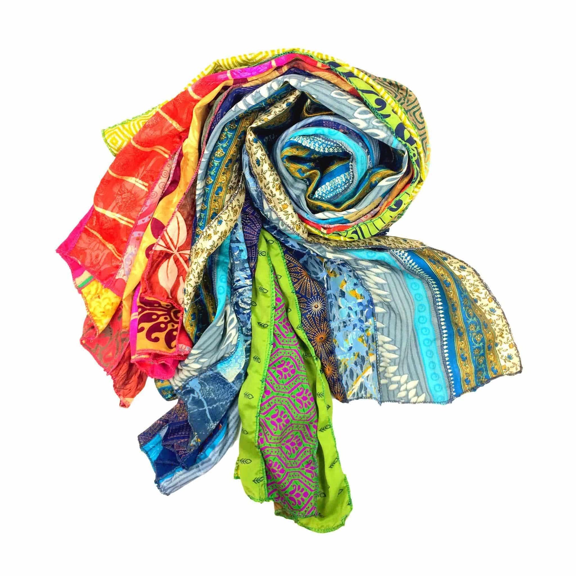 The Original Medley Scarf – Made from Recycled Sari Silk - view 19