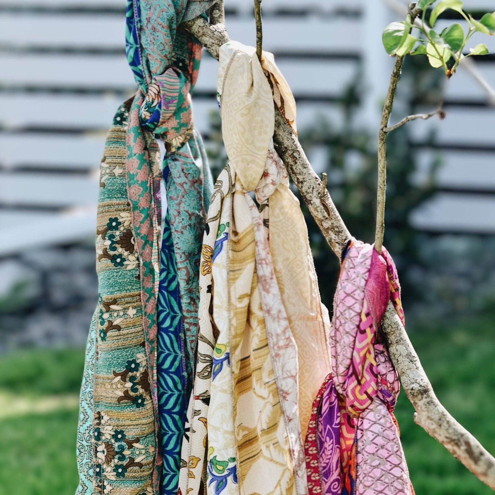 The Original Medley Scarf – Made from Recycled Sari Silk - view 22