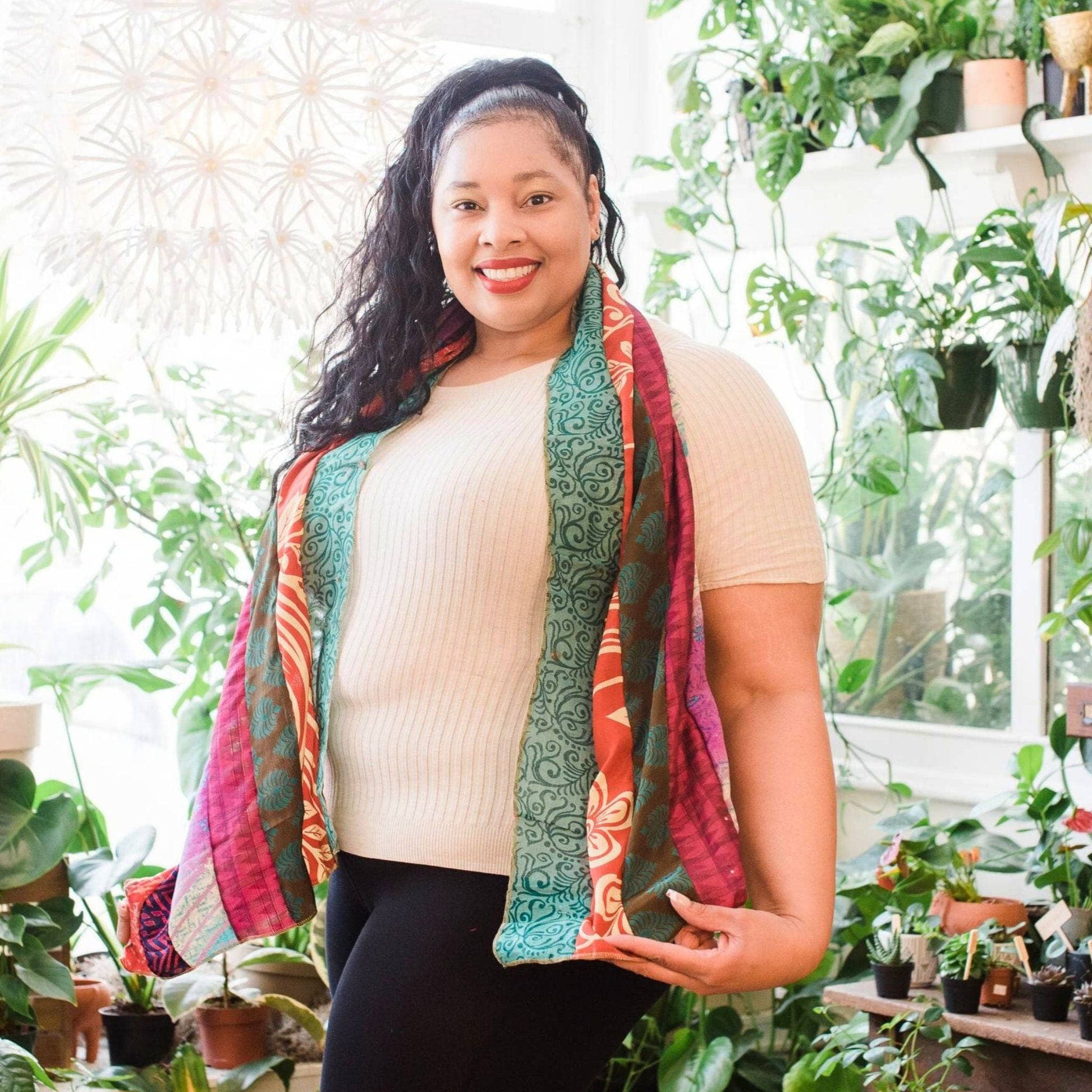 The Original Medley Scarf – Made from Recycled Sari Silk - view 23