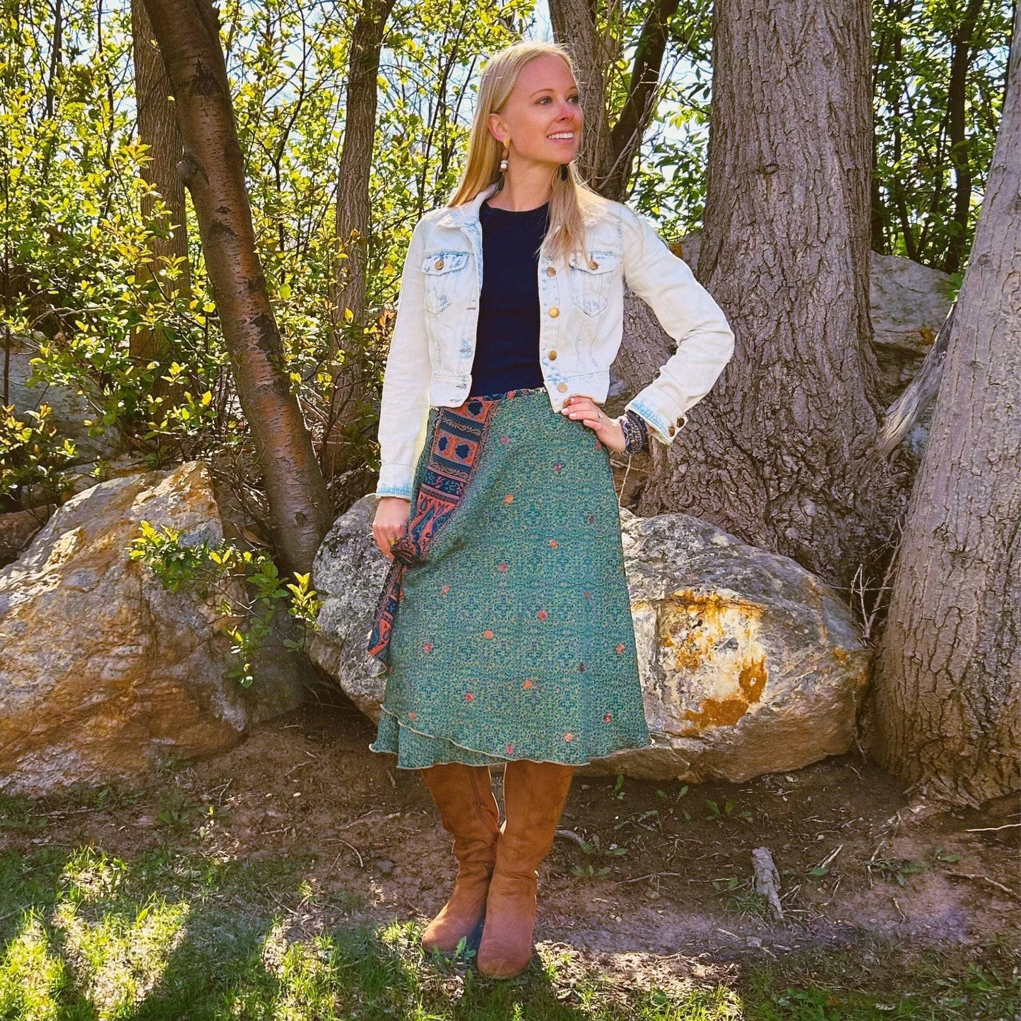 Made With Love: The Original Sari Wrap Skirt - view 22