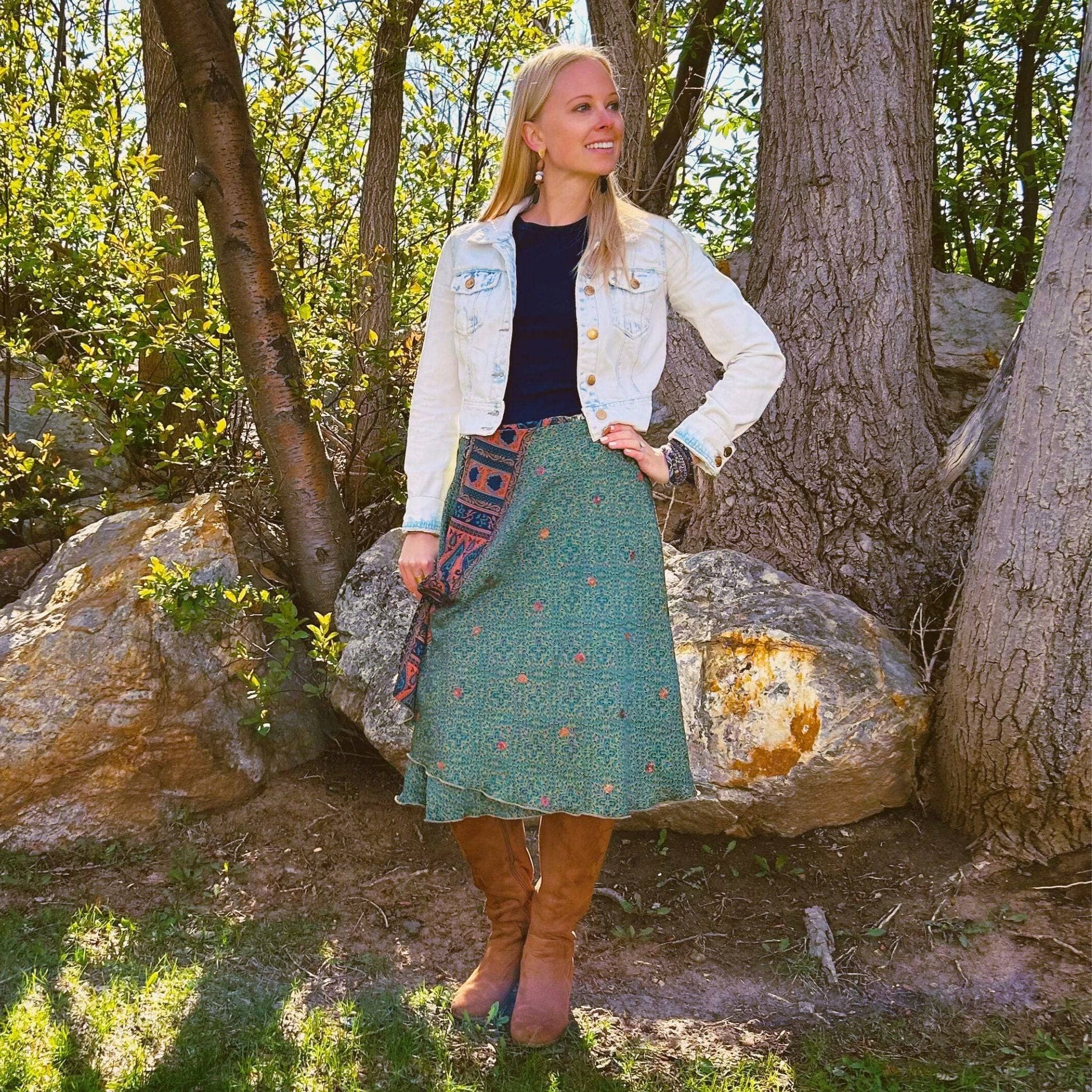 Made With Love: The Original Sari Wrap Skirt - view 22