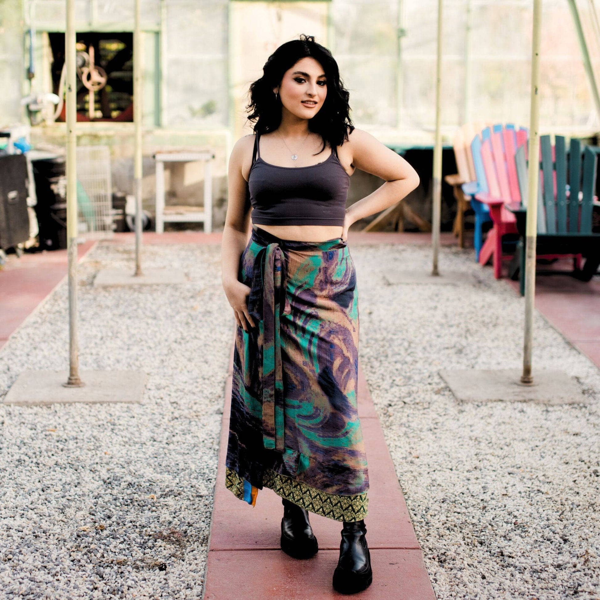Made With Love: The Original Sari Wrap Skirt - view 23