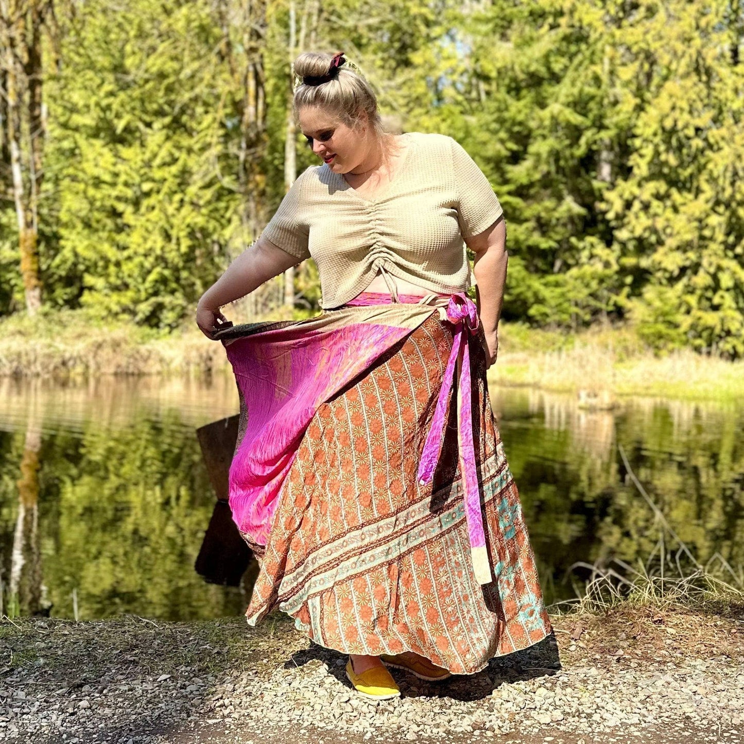 Made With Love: The Original Sari Wrap Skirt - view 15