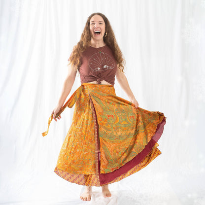 Made With Love: The Original Sari Wrap Skirt - view 14